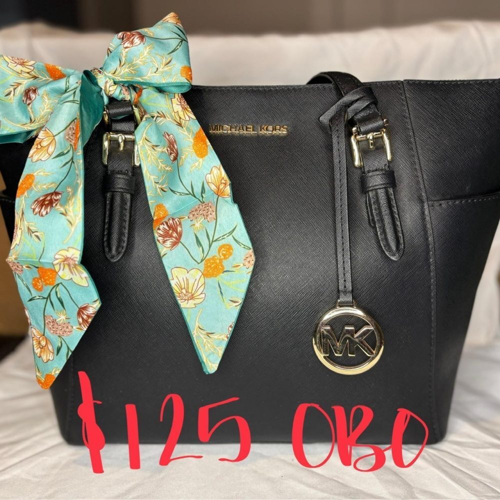 Mk black shoulder bag